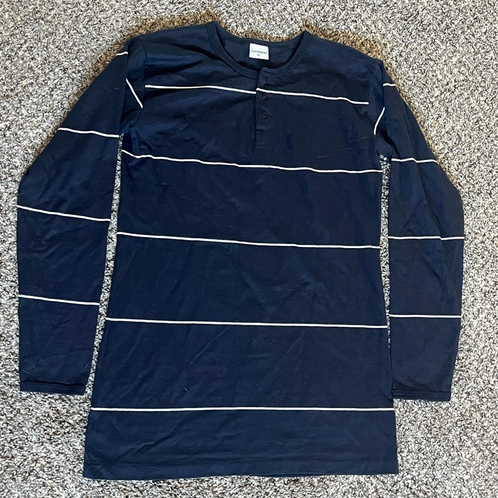 Marimekko long sleeve shirt xl
